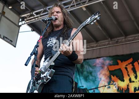 Juli 2015 in Bristol, VA - Jungle Rot auf dem Rockstar Energy Drink Mayhem Music Festival Stockfoto