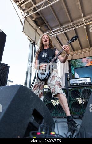 Juli 2015 in Bristol, VA - Jungle Rot auf dem Rockstar Energy Drink Mayhem Music Festival Stockfoto