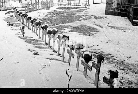 Blutige Schlacht an der Ostfront in Russland im Zweiten Weltkrieg Stockfoto