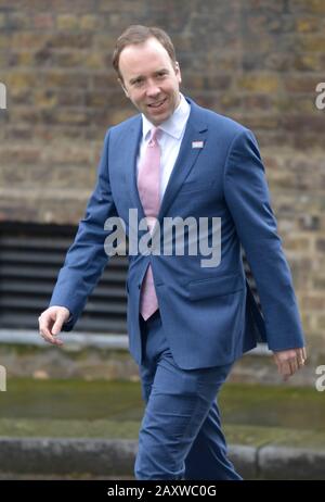 London, Großbritannien. Februar 2020. Premierminister Boris Johnson mischt sein Kabinett an der 10 Downing Street um. Matt Hancock bleibt Helath-Sekretärsgutschrift: PjrFoto/Alamy Live News Stockfoto