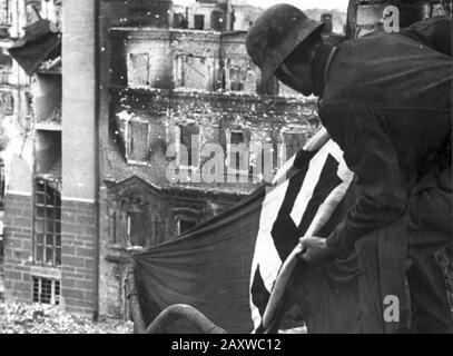 Blutige Schlacht an der Ostfront in Russland im Zweiten Weltkrieg Stockfoto