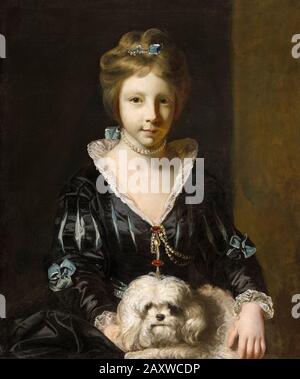 Joshua Reynolds, Miss Beatrix Lister, Porträtgemälde, 17605 Stockfoto