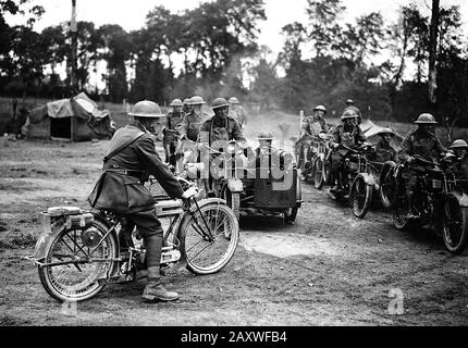 Technologie und die Waffen des Ersten Weltkriegs, 1914-1918 Stockfoto