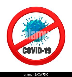 Abbildung: Covid-19 Coronavirus Stockfoto