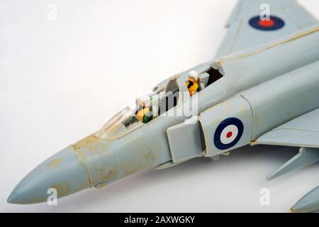 Airfix F-4 Phantom Kunststoff-Modellkit, 1/72 Skala Stockfoto