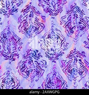 Lebhafte globale ethnische Ombre strahlende surreale Schwatch Stockfoto