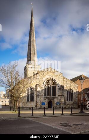 ST Michael die Erzengelkirche in Southampton wurde 1070 gegründet Stockfoto