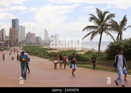 Timeball Boulevard, South Beach, Golden Mile, Durban, Provinz Kwa Zulu-Natal, Südafrika, Afrika Stockfoto