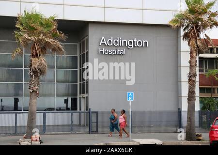 Addington Hospital, Erskine Terrace, South Beach, Golden Mile, Durban, Provinz Kwa Zulu-Natal, Südafrika, Afrika Stockfoto