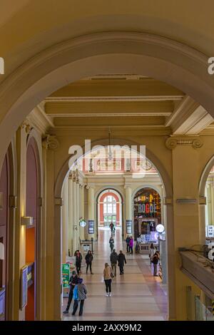 Hauptkonkurs der Waterfront Station im Stadtzentrum von Vancouver Kanada Stockfoto