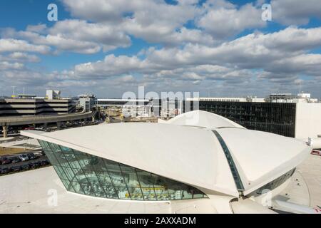 TWA Hotel am John F. Kennedy Airport in New York City, USA Stockfoto