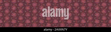 Weiche Unschärfe Dot Ikat Tapestry Banner Textur. Nahtloses Grenzmuster. Abstrakter Raum-Dye-Blootched Dotty Melange Effekt. Mehrfarbige, Kunstspice Stock Vektor