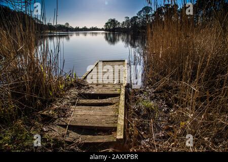 Redesmere Lake Stockfoto