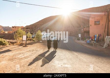 Dades Gorge, Marokko, Hohes Atlasgebirge Stockfoto