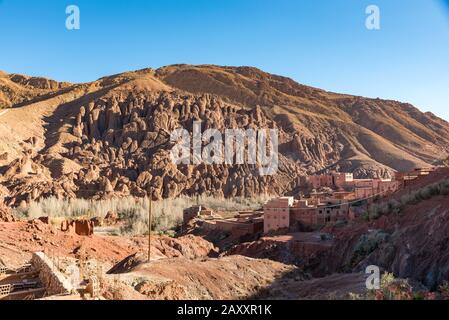 Dades Gorge, Marokko, Hohes Atlasgebirge Stockfoto