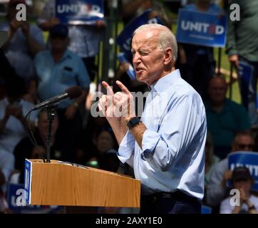 Philadelphia, PA, USA - 18. MAI 2019: Joe Biden Besucht die Kickoff-Campaign-Rallye von Joe Biden zur Präsidentschaftswahl 2020. Stockfoto