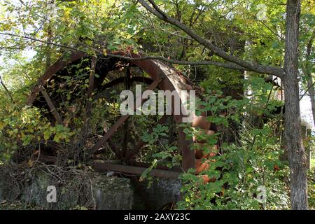 Die verlassene Rockhaven Mill im Bedford County, VA, USA Stockfoto