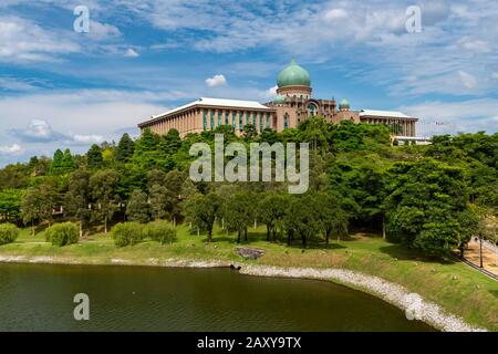 Jabatan Perdana Menteri ist die offizielle Residenz des Premierministers von Malaysia in Putrajaya, Malaysia. Stockfoto