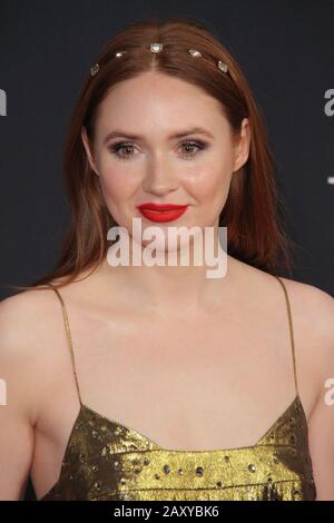 Los Angeles, USA. Februar 2020. Karen Gillan bei der Weltpremiere "The Call Of The Wild" im El Capitan Theatre in Los Angeles, Kalifornien, 13. Februar 2020. Fotokredit: Joseph Martinez/PictureLux Credit: PictureLux/The Hollywood Archive/Alamy Live News Stockfoto