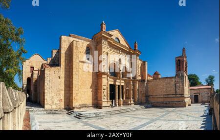 Kathedrale Santa María la Menor, Santo Domingo, Dominikanische Republik. Stockfoto