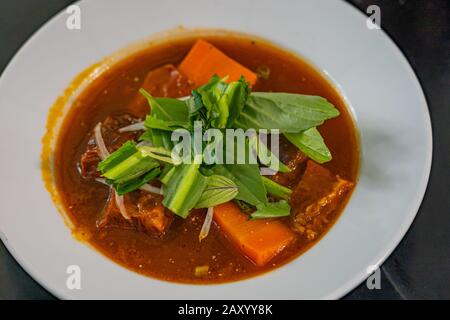 Lecker vietnamesischer Steed-Beef-Brisket und Karotten- Bo Kho Stockfoto