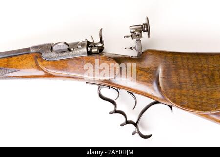 Werndl Zielstützgewehr von 1876 Kaliber 9 mm - Werndl Gun von 1876 Stockfoto