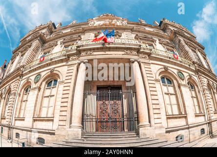 Historisches Gebäude des Rathauses von Lyon als Verwaltungs- und Kulturstandort Stockfoto