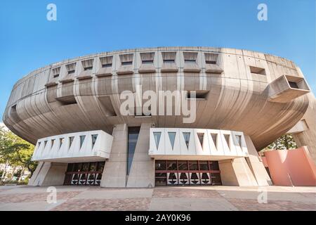 Juli 2019, Lyon, Frankreich: Das Auditorium philharmonisches Nationalorchester-Gebäude Stockfoto