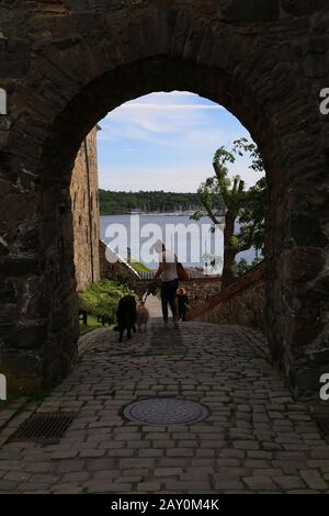 Alte Festung Akershus, Oslo, Norwegen Stockfoto