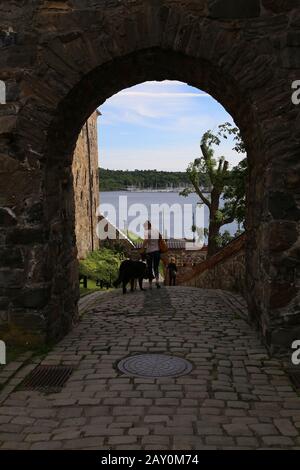 Alte Festung Akershus, Oslo, Norwegen Stockfoto