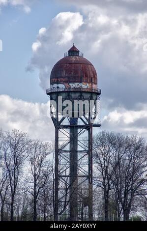 Wasserturm Lanstroper Ei in Dortmund, Deutschland Stockfoto