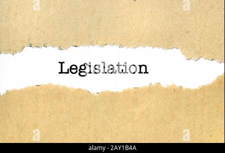 Gesetzgebung Stockfoto