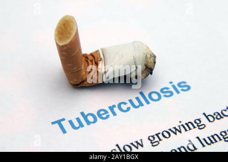 Konzept der Tuberkulose Stockfoto