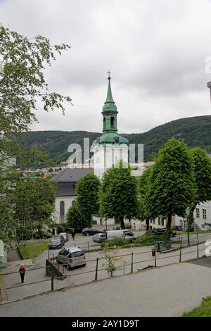 Bergen/Norwegen - 26. Juni 2012: Die alte Kirche, Bergen, Norwegen Stockfoto