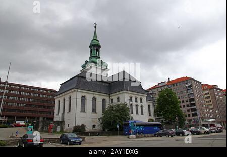 Bergen/Norwegen - 26. Juni 2012: Die alte Kirche, Bergen, Norwegen Stockfoto