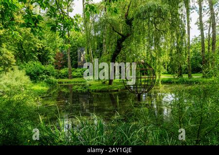 Frankreich, Indre et Loire-Tal, das von der UNESCO zum Weltkulturerbe ernannt wurde, Amboise, Chateau du Clos Lucé Park und Gärten, im Parc Leonardo da Vinci Stockfoto