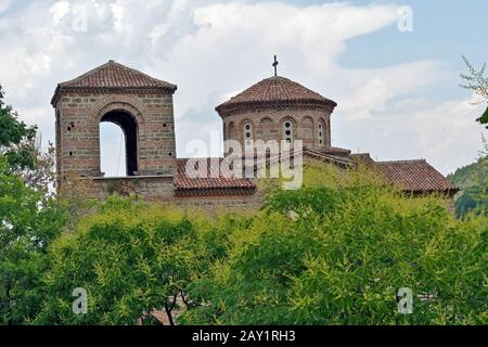 Bulgarien, alte Kirche der heiligen Mutter Gottes in der mittelalterlichen Festung von Asen Stockfoto