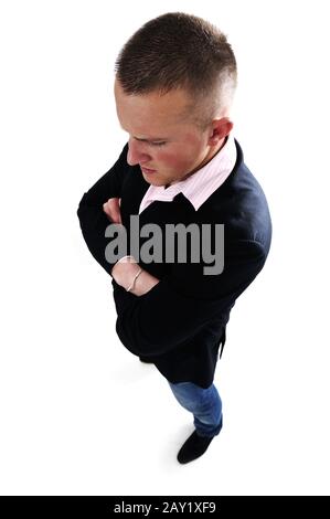 Junge Geschäftsleute tragen Anzug Stockfoto