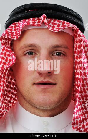 Mittelöstliches Mann-Porträt Stockfoto