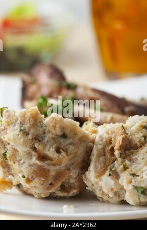 Nahaufnahme eines Brot-Dummlings Stockfoto