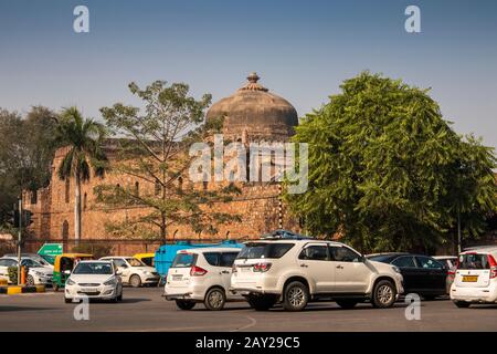 Indien, Uttar Pradesh, Neu-Delhi, Mathura Road, Masjid Khairul Manazil Bapa Nagar Stockfoto