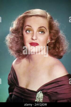 Bette DAVIS (1908-1989) amerikanische Filmschauspielerin um 1950 Stockfoto