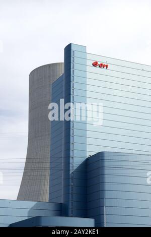 Kraftwerk Neubau Datteln 4 in Datteln, Stockfoto