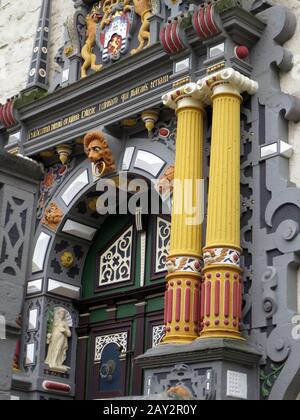 Rathaus im Weserrenaissance-Stil Stockfoto