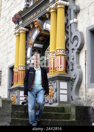 Rathaus im Weserrenaissance-Stil Stockfoto