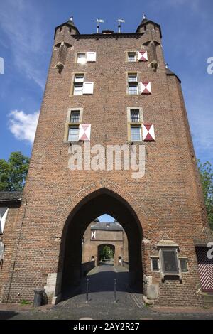 Klever Tor in Xanten, Stadtbefestigung, Deutschland Stockfoto