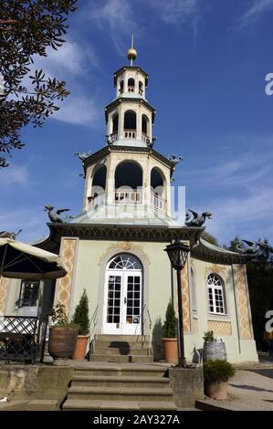 Drachenhaus im Schlosspark Sanssouci Stockfoto