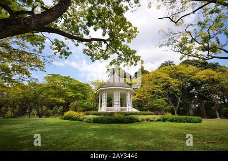 Der Bandstand in den Botanischen Gärten von Singapur. Stockfoto