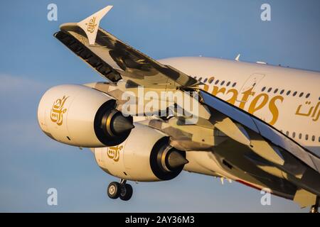 Emirates Airbus A380 - MSN 242 - A6-EUY Stockfoto