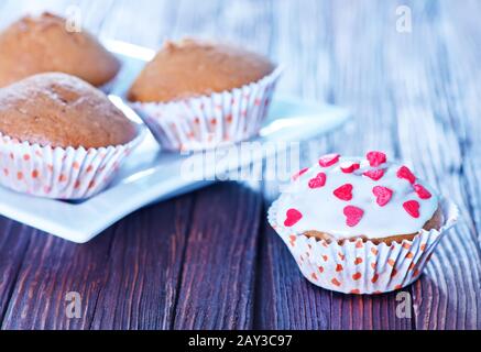 Muffins Stockfoto